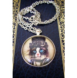 Steampunk cat pendant n137_pendants_6